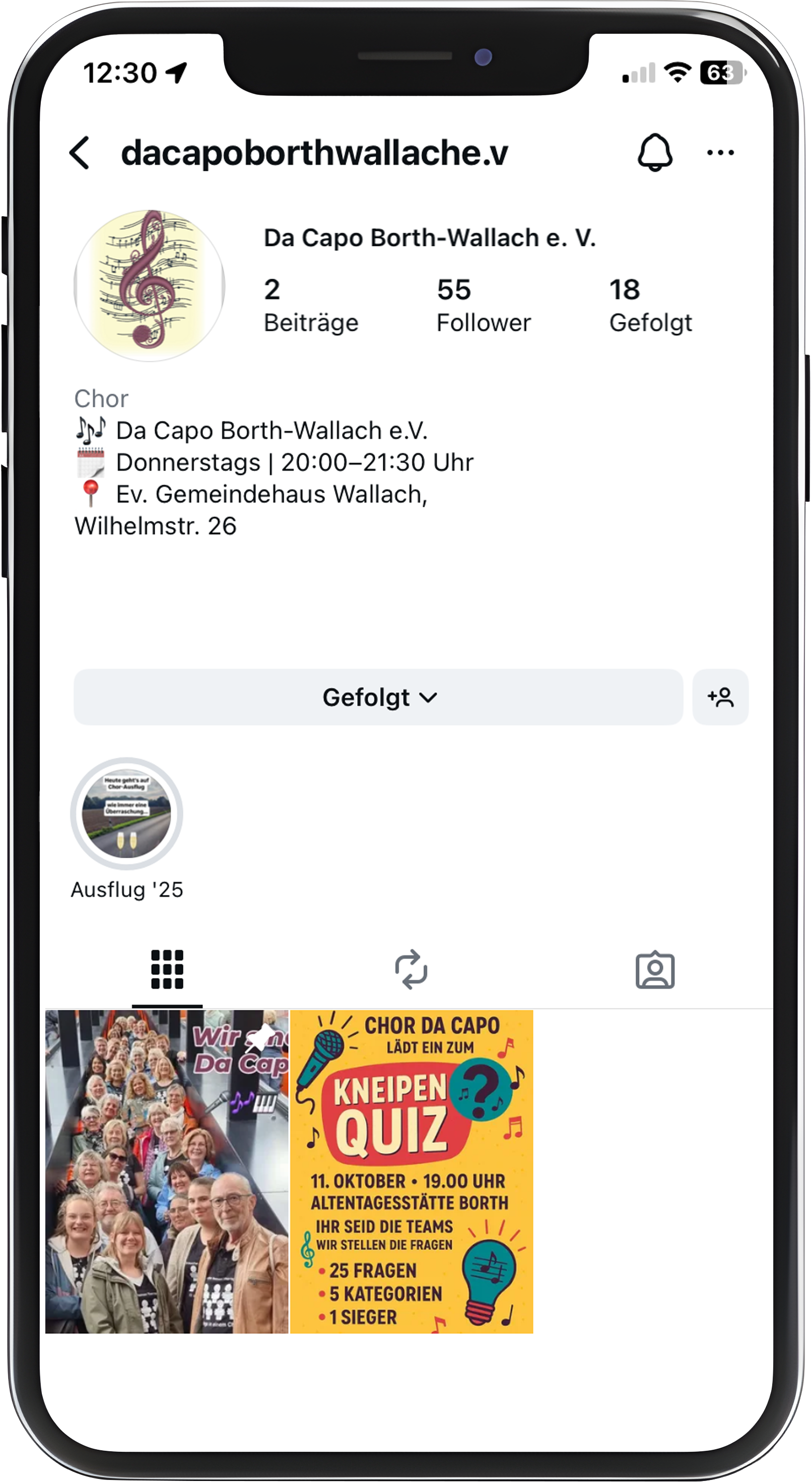 Instagram Vorschau